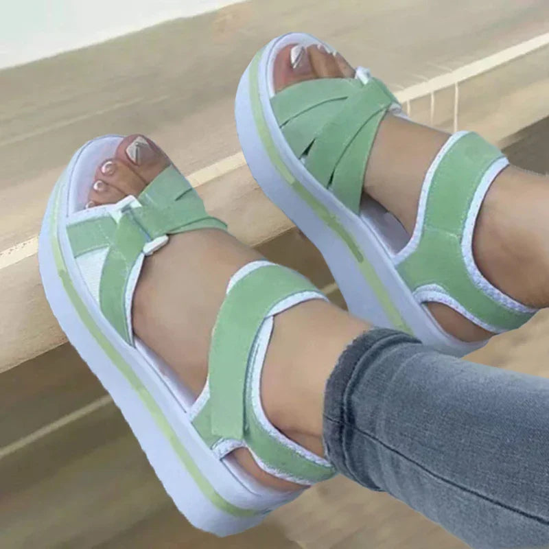 Zomer Sandalen Sleehak Elegante Comfortabele Schoenen