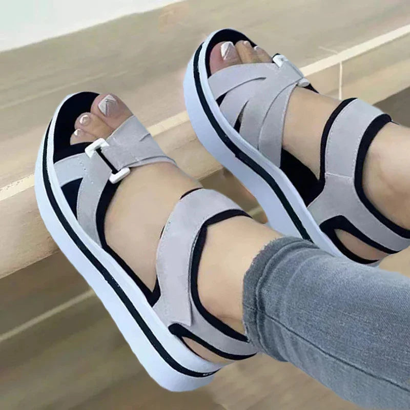Zomer Sandalen Sleehak Elegante Comfortabele Schoenen