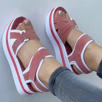 Zomer Sandalen Sleehak Elegante Comfortabele Schoenen