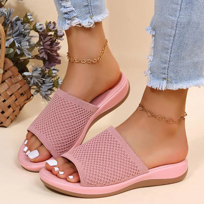Zomer Sandalen Elastisch Comfortabele Dameschoenen