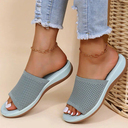 Zomer Sandalen Elastisch Comfortabele Dameschoenen
