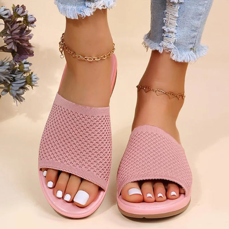 Zomer Sandalen Elastisch Comfortabele Dameschoenen