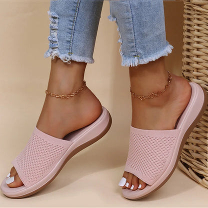 Zomer Sandalen Elastisch Comfortabele Dameschoenen