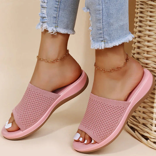 Zomer Sandalen Elastisch Comfortabele Dameschoenen - StudioMarella