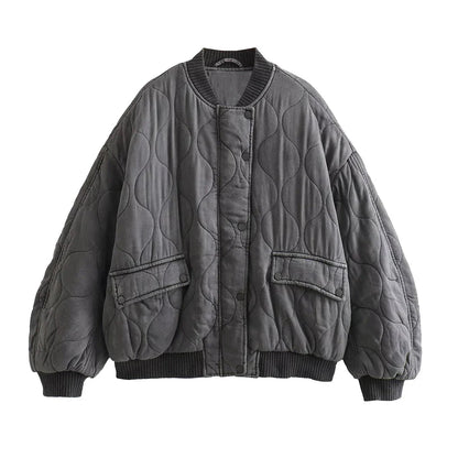 Donsweste Warme Traploze Winterjas voor Vrouw