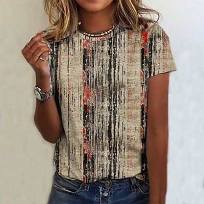 Vintage Grafische T-shirt voor Vrouw - StudioMarella