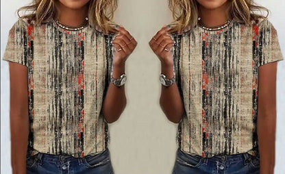 Vintage Grafische T-shirt Dames
