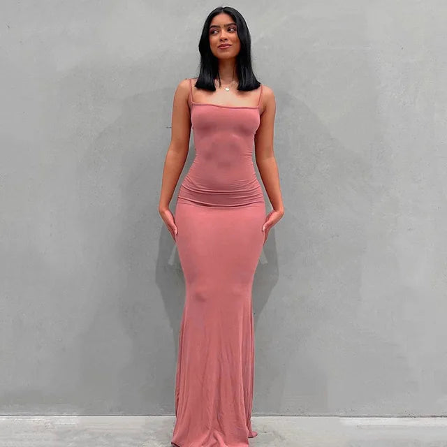 Maxi Jurk Satijn Backless Avondjurk - StudioMarella