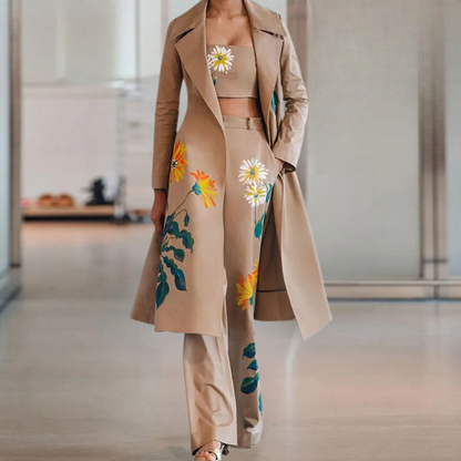 Dames Kleding Set 3-Delig Casual Tijdloos Outfit - StudioMarella