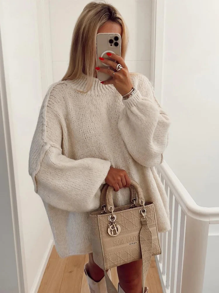 Dames Trui Gebreid Warme Elegante Stijl - StudioMarella