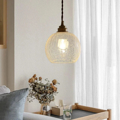 Hanglamp Kristalglas Transparant Scandinavisch Retro E27 15cm LED Eetkamer Woonkamer Minimalistisch