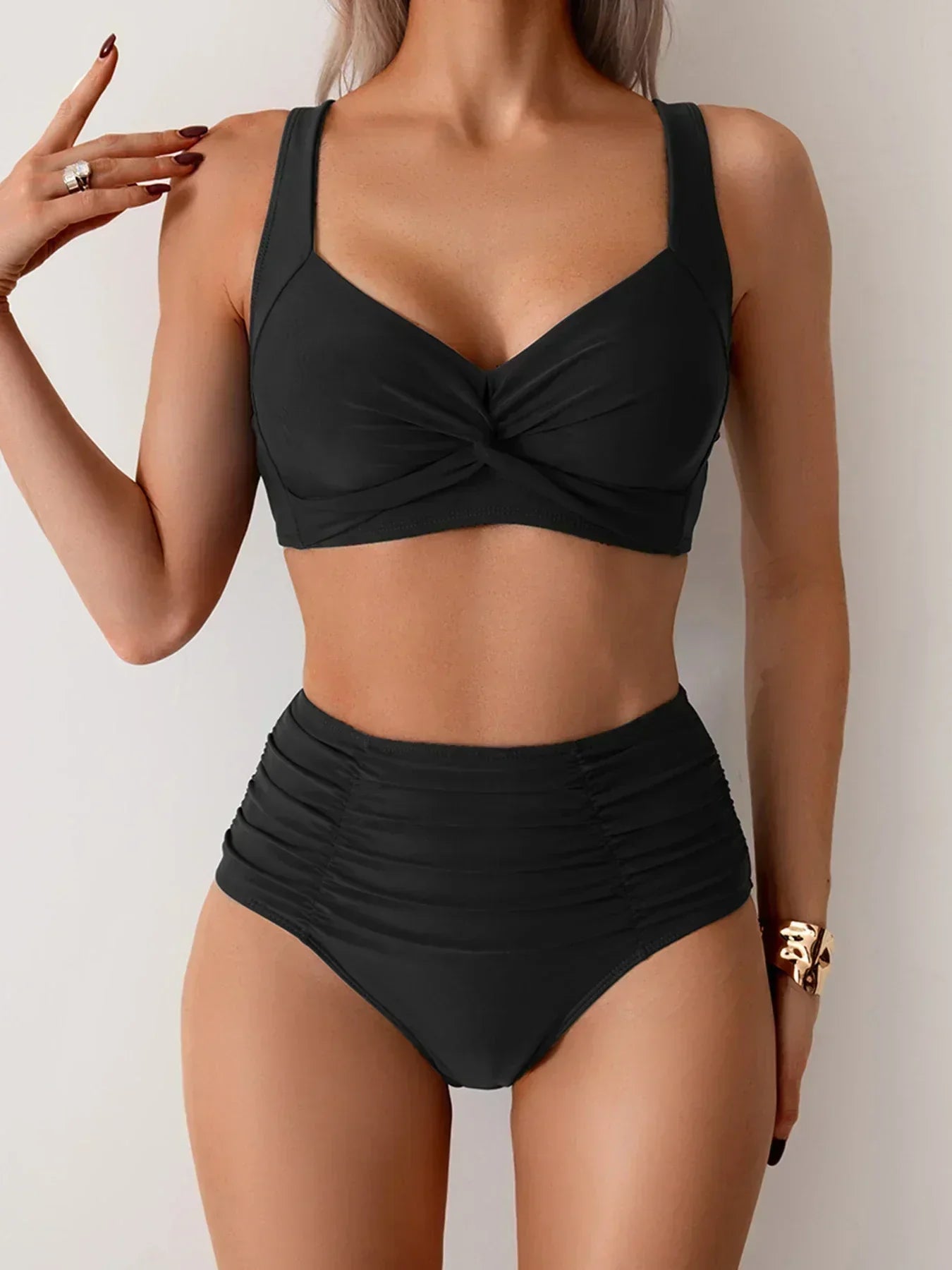 Dames Bikini Set Hoog Uitgesneden Pasvorm - StudioMarella