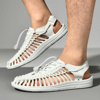 Gevlochten Dames Sandalen – Ademend Design – Lichtgewicht Zomerschoeisel – Flexibele Gummizool – Meerdere Kleuren Verkrijgbaar