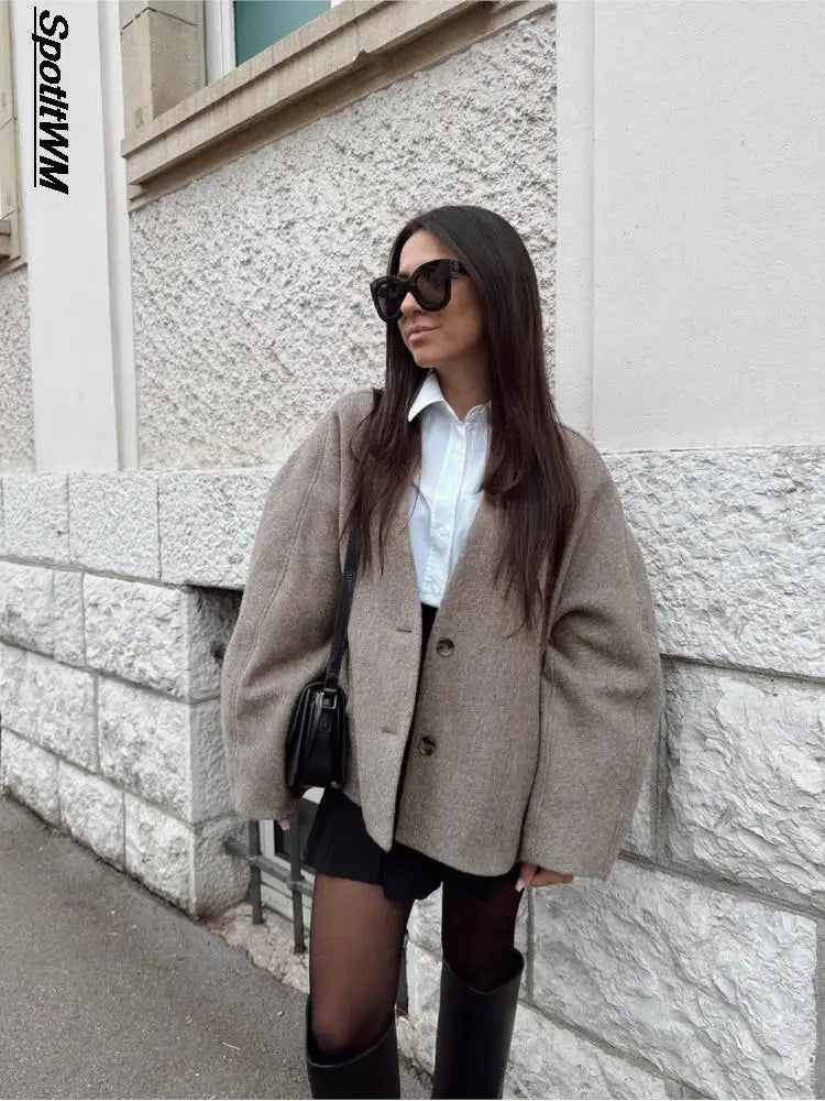 Oversized Blazer Comfortabel Modern Minimalistisch