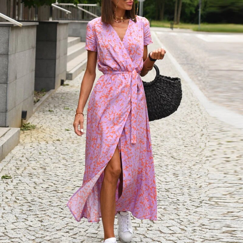 Dames Jurk Bloemenprint Lente Zomer Collectie