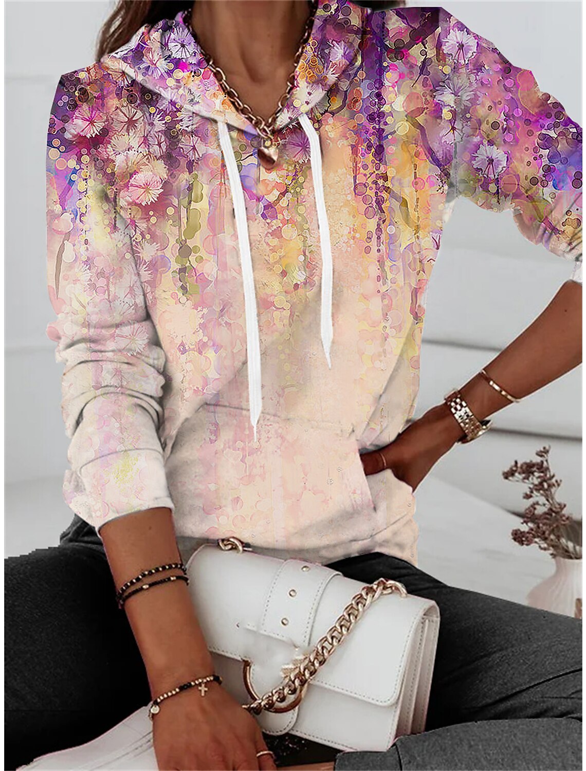 Dame Fleece Capuchon Zacht en Warm - StudioMarella