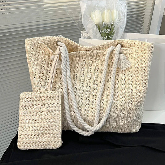Chura | Stijlvolle Riet Tote Tas voor Iedere Gelegenheid - StudioMarella