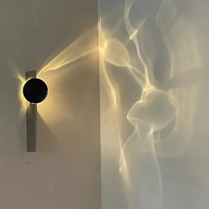 Draaibare Wandlamp met Golvend Design – Modern LED Wandverlichting voor Interieur