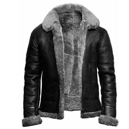 Leren Winterjas Waterdicht Warme Rivi Jas