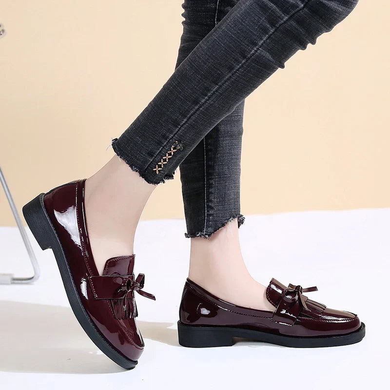 Zwarte Loafers Luxe Leer Schoenen