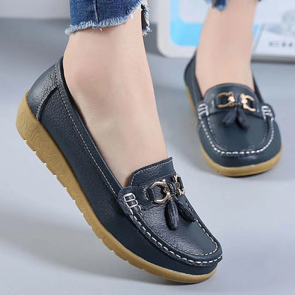 Elegante Slip On Loafers voor Mannen Leer