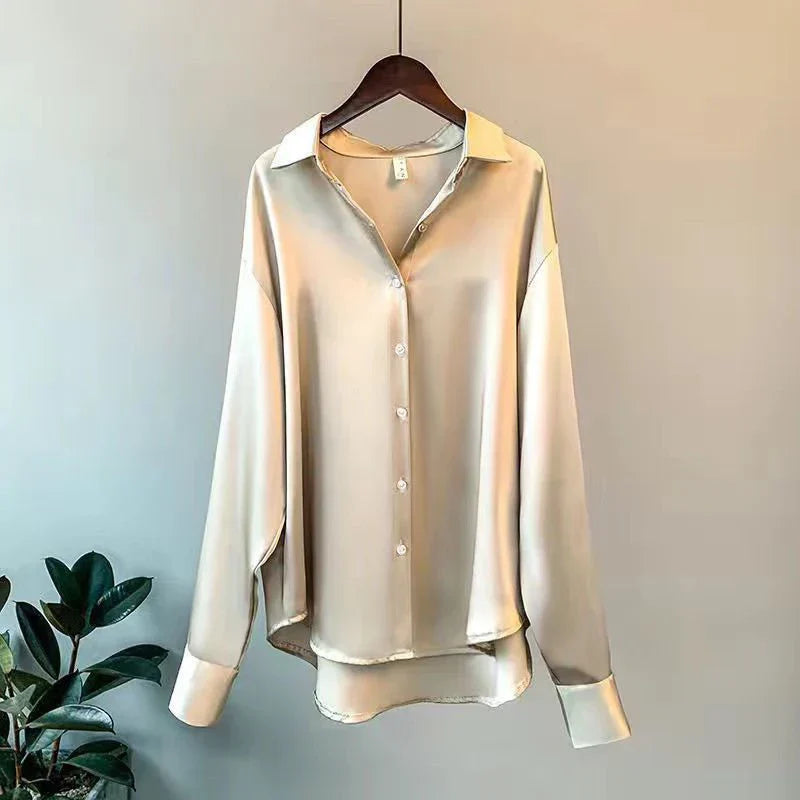 Koreaans Shirt Lange Mouwen Zacht Knit