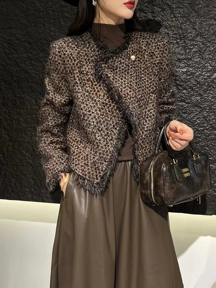 Unieke Vintage Jas voor Dames Elegant Design