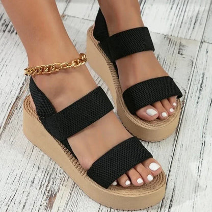 Slingback Sandalen met Sleehak Stijlvol Dena Design