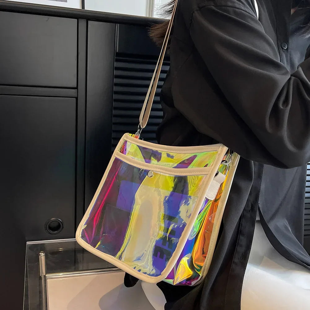 Kleurveranderende Laser Clutch Tasje - StudioMarella