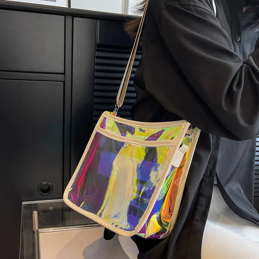 Kleurveranderende Laser Clutch Tasje - StudioMarella