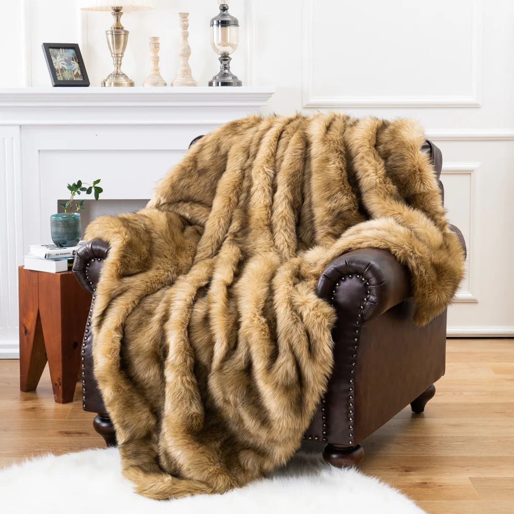 Luxe Nepbont Plaid - Zacht & Warm Sierkleed voor Bank of Bed
