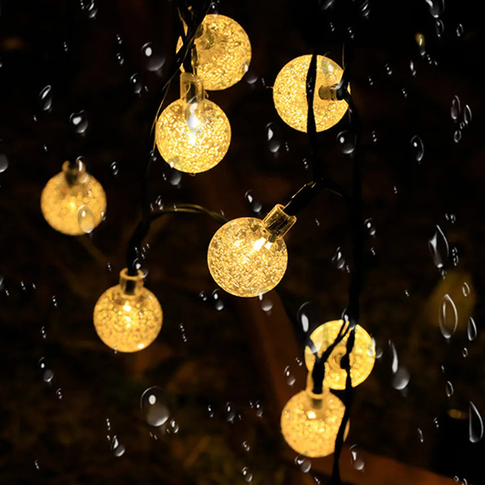 Zonne-energie Fonkelende Tuinverlichting 10 Meter LED Snoer Waterdicht IP65 Buitenverlichting Sfeerlampen voor Tuin Terras en Balkon