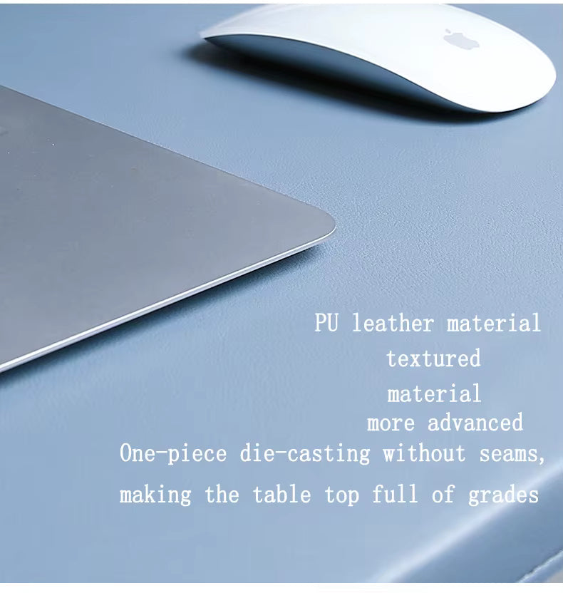 Ergonomische Bureaumat met Polssteun 60-90cm – Antislip Kunstleren Deskpad voor Gaming & Thuiswerken