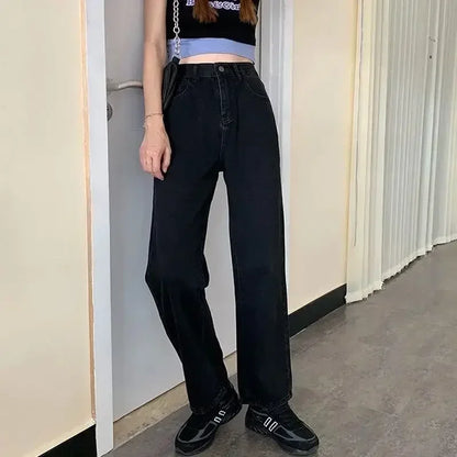 Vintage High Waist Jeans voor Vrouwen Elegant Design