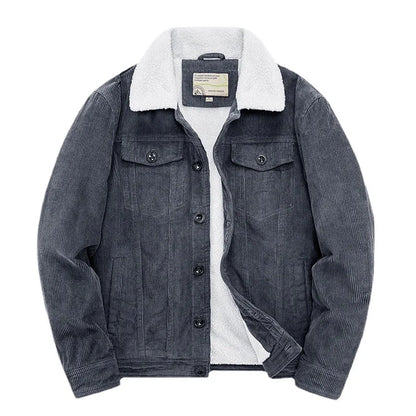 Heren Winterjas Warm Gevoerd Waterdicht Sherpa Stijl