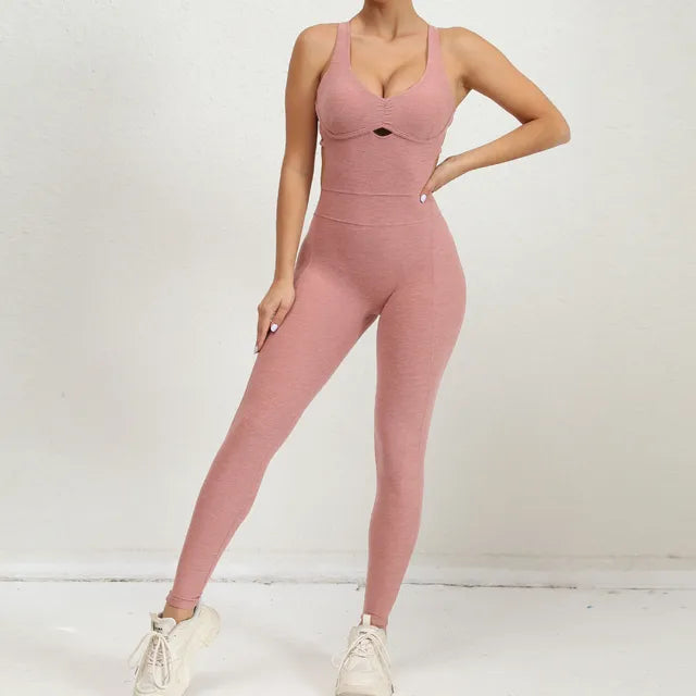Dames Sportoverall Zonder Rug Comfortabel Sportoutfit - StudioMarella