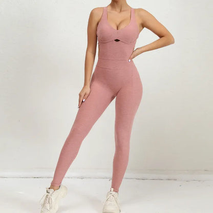 Dames Sportoverall Zonder Rug Comfortabel Sportoutfit - StudioMarella