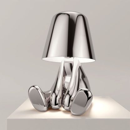 Draadloze Oplaadbare Sfeerlamp Met Warm Licht En Touchbediening Voor Rustige Interieurs