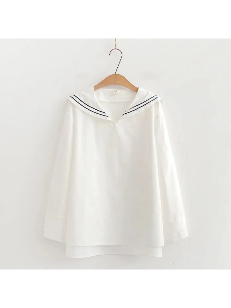 Elegante Matrozenblouse voor Vrouw met Klassiek Design