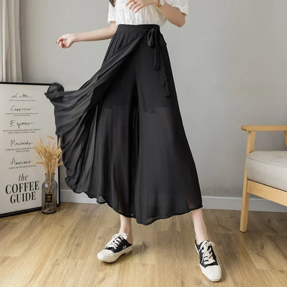 Lichte Zomer Broek van Chiffon Stof