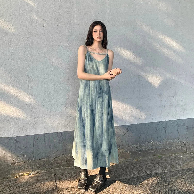 Kleurrijke Zomerjurk Tie-Dye Vrouwen Dress - StudioMarella
