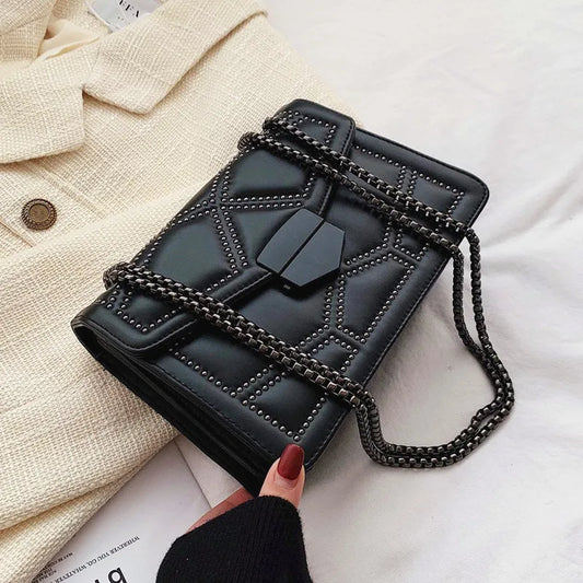 Retro Schoudertas Riviera Stijl Leer - StudioMarella