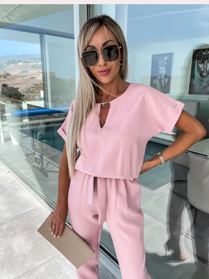 Zomer Jumpsuit Wijde Pijpen Vrouwelijk Model