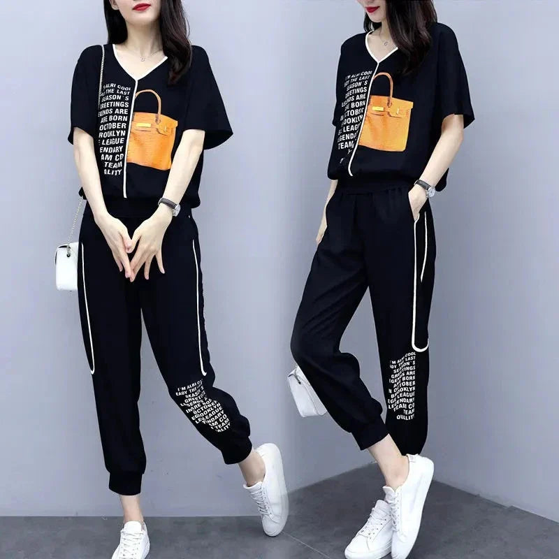 Zomer Sportieve Outfit Set voor Dames