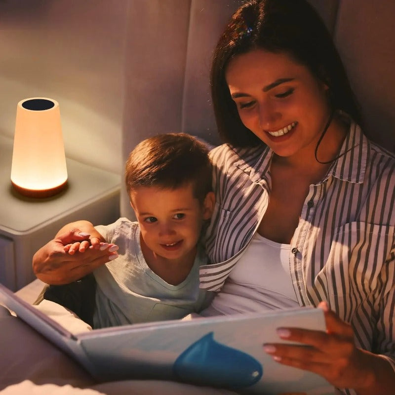 RGB Sfeerverlichting met Afstandsbediening — Dimbare Tafellamp 13 Kleuren Touch Control