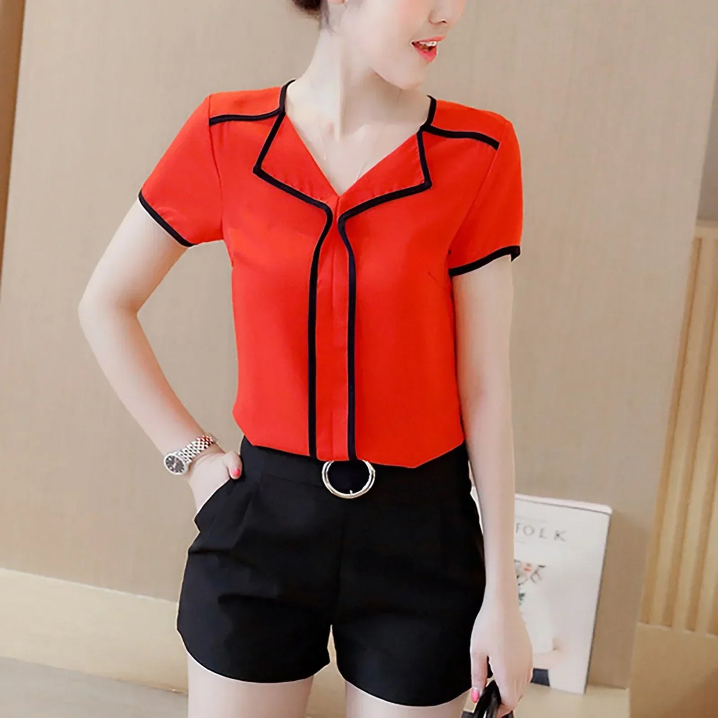 Dames Shirt Stijlvol en Comfortabel Octavia Model - StudioMarella