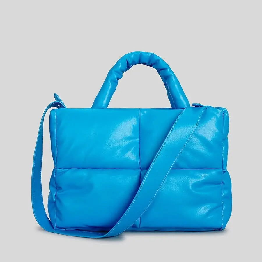 Gevoerde Puffer Schoudertas Trendy Dames Tas