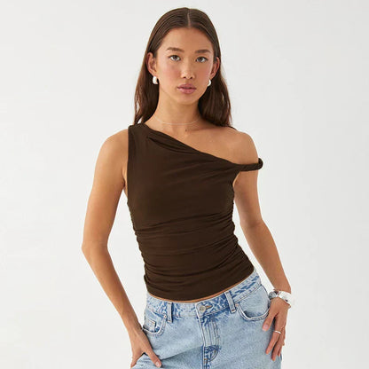 Vrouwelijke Off-shoulder Top Elegant en Stijlvol