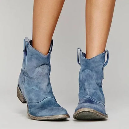Dames Cowboylaarzen Kort Model Western Stijl