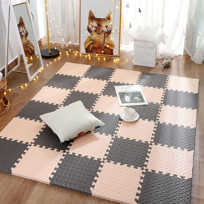 Puzzelmat Baby EVA Foam Vloertegels 30x30cm Antislip Speelmat Kinderen Kruipmat Zachte Speelvloer Babykamer Speelkamer